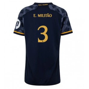 Real Madrid Eder Militao #3 Gostujuci Dres za Ženska 2023-24 Kratak Rukavima